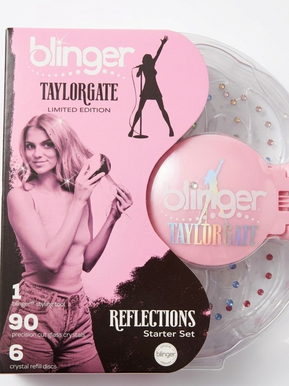 Blinger Limited Edition Reflections Hair Gem Stamper Set